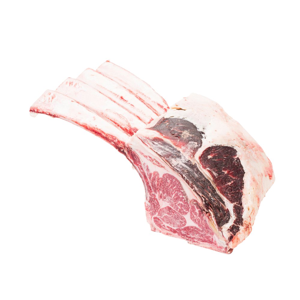 Stařená vysoká roštěná s kostí Tomahawk