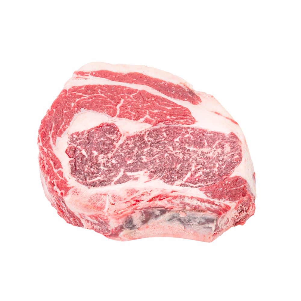Stařená vysoká roštěná s kostí z čestru (Ribeye steak)