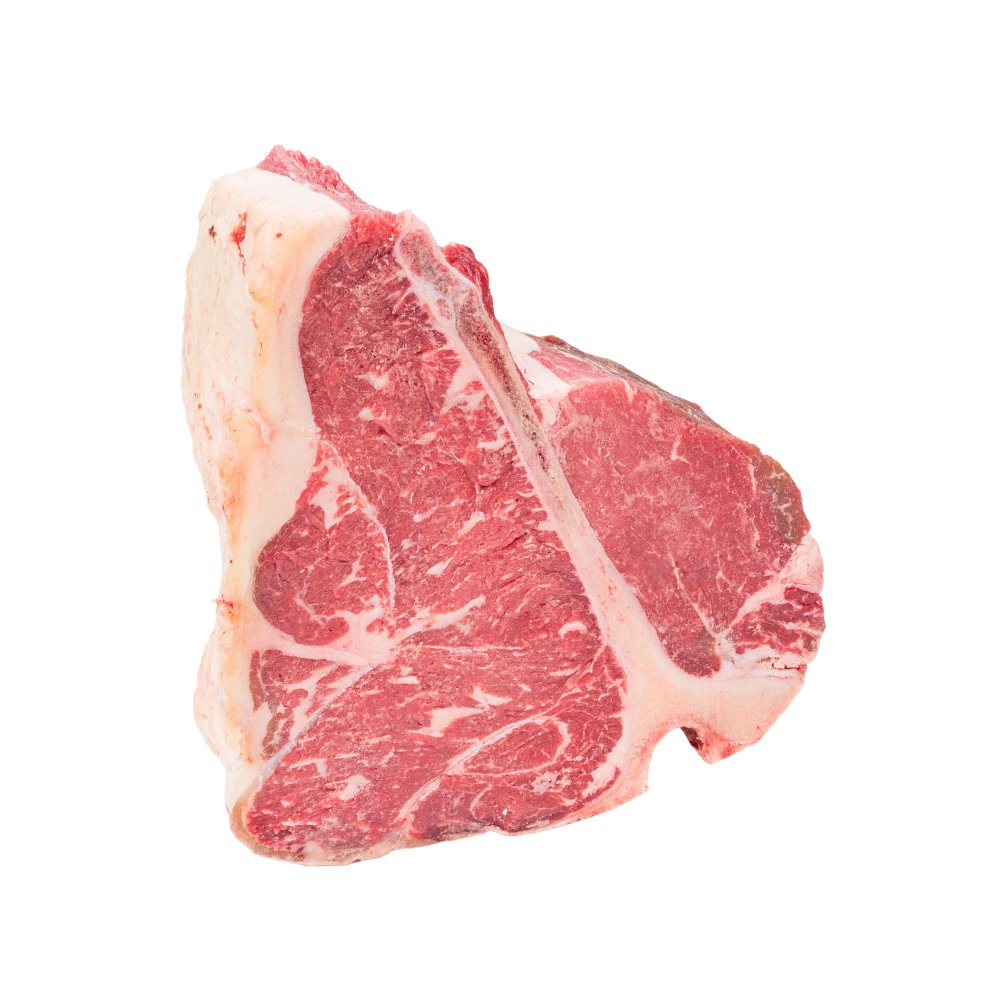 Stařená roštěná se svíčkovou z čestru (T-bone steak)